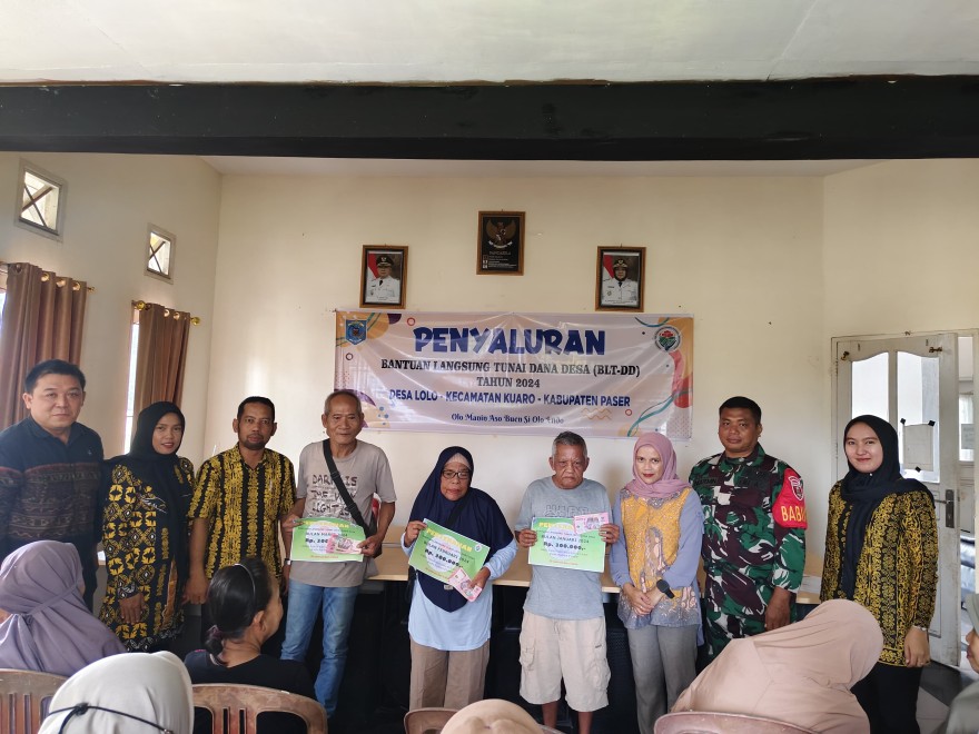 Penyaluran BLT-DD Maret 2024 Desa Lolo